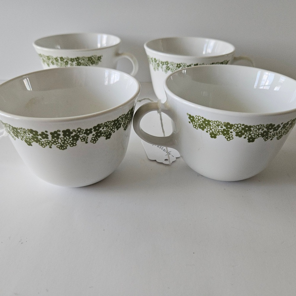 Corelle Livingware by Corning Spring Blossom Cups LOT of 4 - Tea Coffee Mug - Picture 4 of 10
